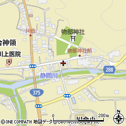 島根県大田市川合町（川合市）周辺の地図