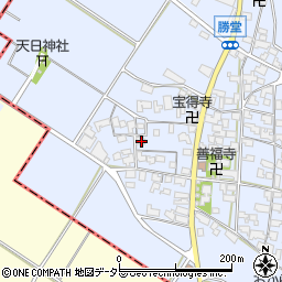 滋賀県東近江市勝堂町1095周辺の地図