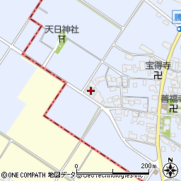 滋賀県東近江市勝堂町1702周辺の地図