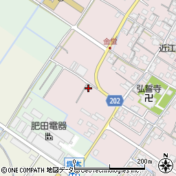 滋賀県東近江市五個荘金堂町929周辺の地図