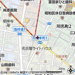 名古屋ライトハウス　法人事務局周辺の地図