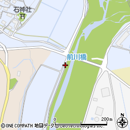 前川橋周辺の地図