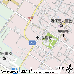 滋賀県東近江市五個荘金堂町920-1周辺の地図
