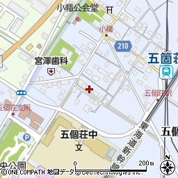 滋賀県東近江市五個荘小幡町643周辺の地図