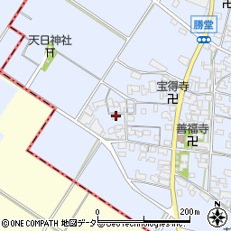 滋賀県東近江市勝堂町1087周辺の地図
