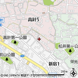 愛知県名古屋市名東区高針5丁目1266周辺の地図