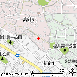 愛知県名古屋市名東区高針5丁目1259周辺の地図