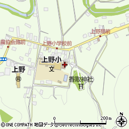 上野集会所周辺の地図