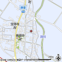 滋賀県東近江市勝堂町1001周辺の地図