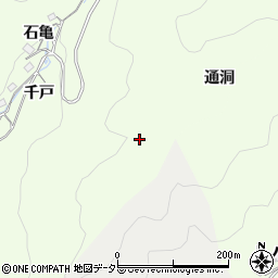 愛知県豊田市菅生町（通洞）周辺の地図