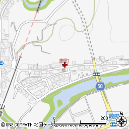 京都府南丹市日吉町殿田東筋17周辺の地図