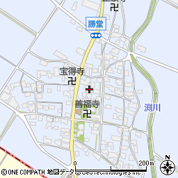 滋賀県東近江市勝堂町1045周辺の地図