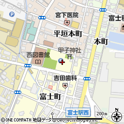 静岡県富士市富士町19周辺の地図
