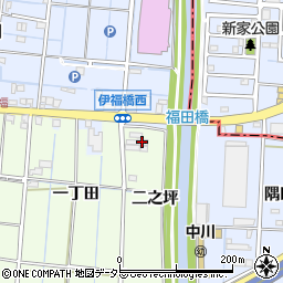 愛知県あま市七宝町下之森二之坪周辺の地図