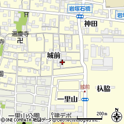 愛知県名古屋市中村区岩塚町城前95周辺の地図