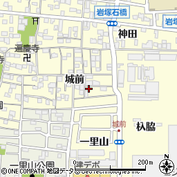 愛知県名古屋市中村区岩塚町城前95-3周辺の地図