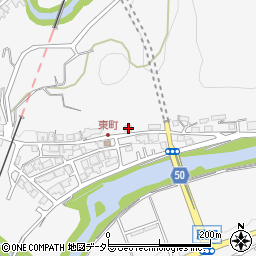 京都府南丹市日吉町殿田（東筋）周辺の地図