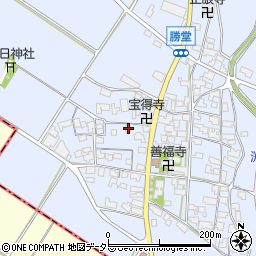 滋賀県東近江市勝堂町1100周辺の地図