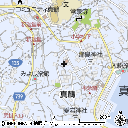 神奈川県足柄下郡真鶴町真鶴832周辺の地図