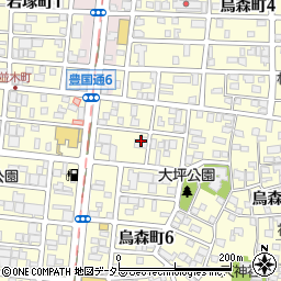 ダスキン八田支店周辺の地図