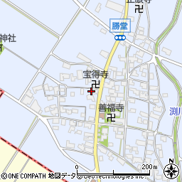 滋賀県東近江市勝堂町1117周辺の地図