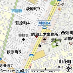 愛知県名古屋市昭和区川原通4丁目11周辺の地図