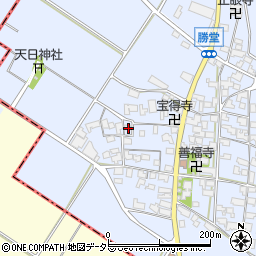 滋賀県東近江市勝堂町1106周辺の地図