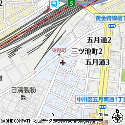 〒454-0813 愛知県名古屋市中川区乗越町の地図
