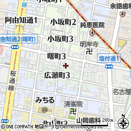 愛知県名古屋市昭和区曙町3丁目10-2周辺の地図