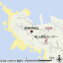 諸磯神明社周辺の地図