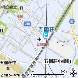 滋賀県東近江市五個荘小幡町442-3周辺の地図