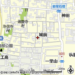 愛知県名古屋市中村区岩塚町城前66周辺の地図