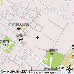 滋賀県東近江市五個荘金堂町443周辺の地図