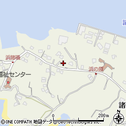 神奈川県三浦市三崎町諸磯1797-1周辺の地図