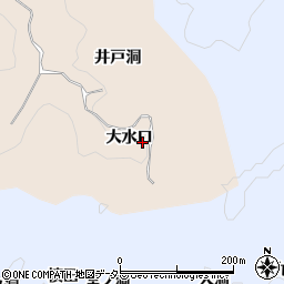 愛知県豊田市東中山町大水口周辺の地図