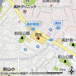 三菱ＵＦＪ銀行西友高針店 ＡＴＭ周辺の地図