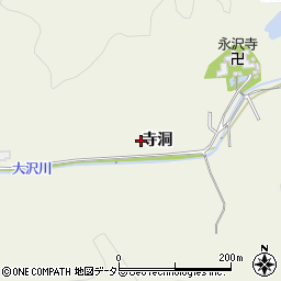 愛知県豊田市篠原町寺洞周辺の地図
