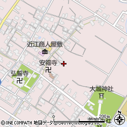 滋賀県東近江市五個荘金堂町414周辺の地図