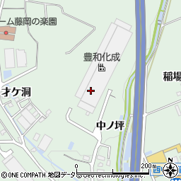 愛知県豊田市西中山町西宮前周辺の地図