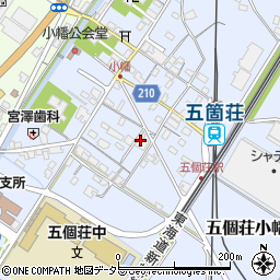 滋賀県東近江市五個荘小幡町618周辺の地図