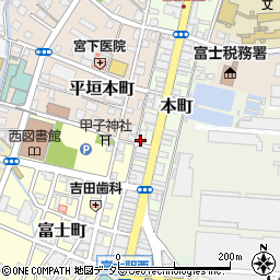 九十厨 富士店周辺の地図