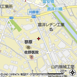 静岡県富士市蓼原877周辺の地図