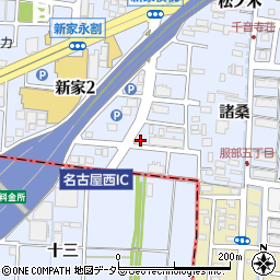 千音寺接骨院周辺の地図