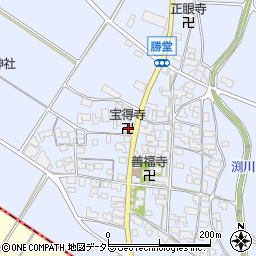 滋賀県東近江市勝堂町1120周辺の地図