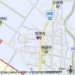 滋賀県東近江市勝堂町1115周辺の地図