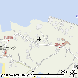 神奈川県三浦市三崎町諸磯1796-1周辺の地図