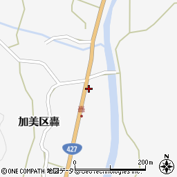 兵庫県多可郡多可町加美区轟537周辺の地図