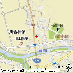 島根県大田市川合町川合神領1556周辺の地図