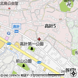 愛知県名古屋市名東区高針5丁目822周辺の地図