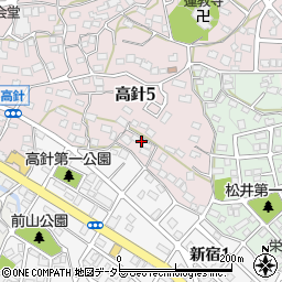 愛知県名古屋市名東区高針5丁目902周辺の地図
